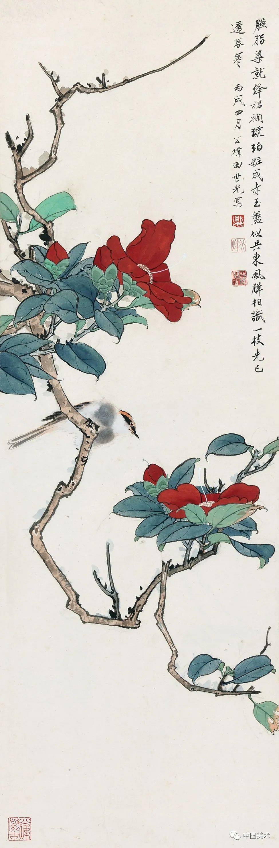 最美花鸟100幅观之可去暑气高清