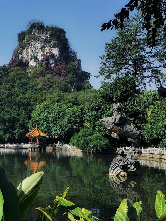 柳州立鱼峰风景区图片