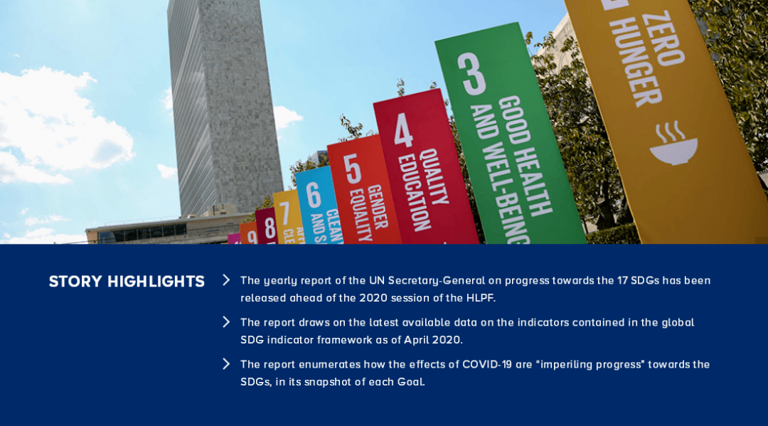sdg|联合国发布《2020年可持续发展目标进展报告》| 从最新进展看下