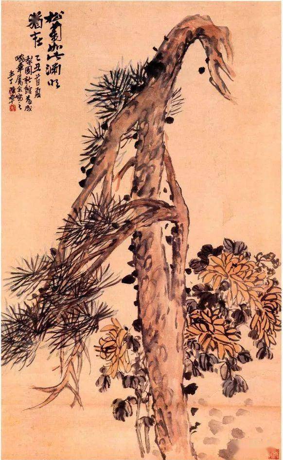 陈半丁花鸟精品欣赏