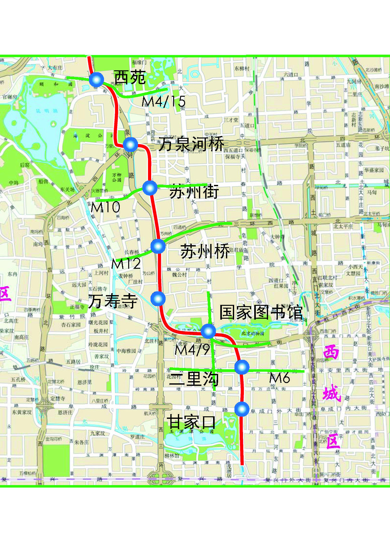 北京地铁16号线 线路图图片