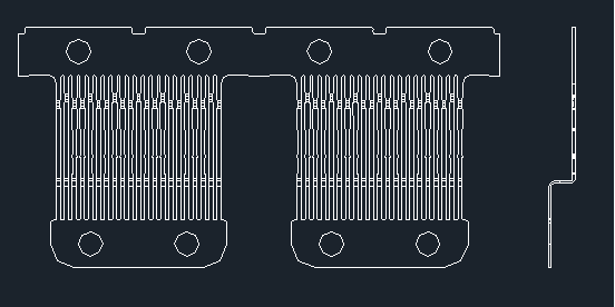 01mm以內产品二:type c 上/下排端子(2583)1set共12pin,下料的尺寸