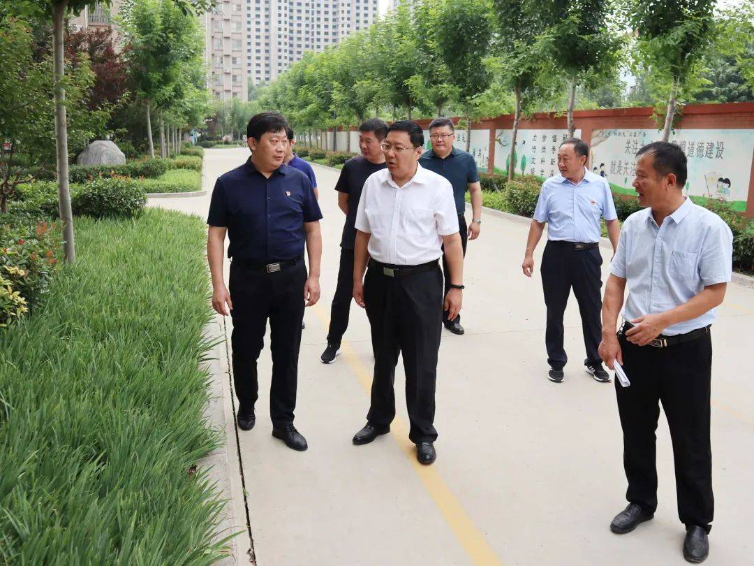 赵燕军到新城街道尚庄社区调研创城复审工作