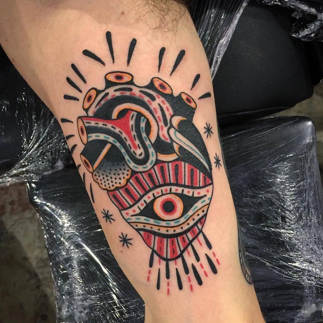 美式复古韵味oldschool纹身的独特感觉