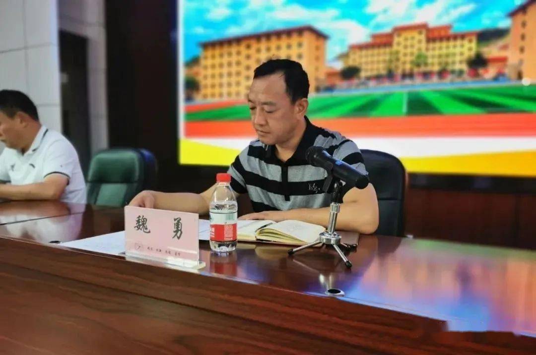 魏勇在讲话时表示,省青少年体育运动学校各位同仁的到来,是两校相互