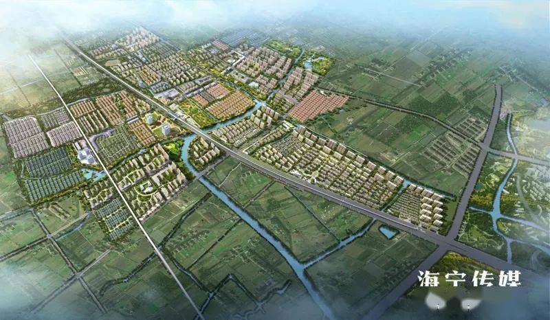 新建商贸中心,休闲公园!海宁城铁旁的这个镇将大变身!
