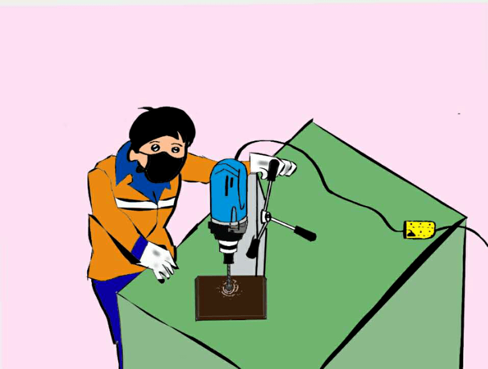 将钢轨打眼机钻头进行打磨再利用