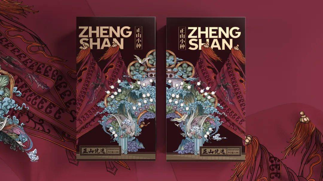 中国风的茶叶包装设计这次还带上京剧元素了