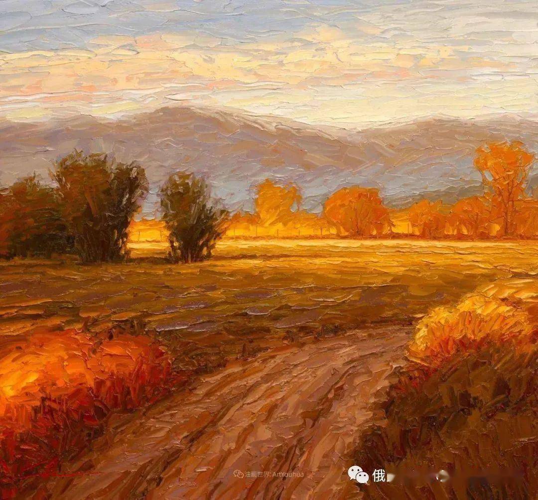 温暖祥和的风景美国画家jeffcochran油画作品欣赏