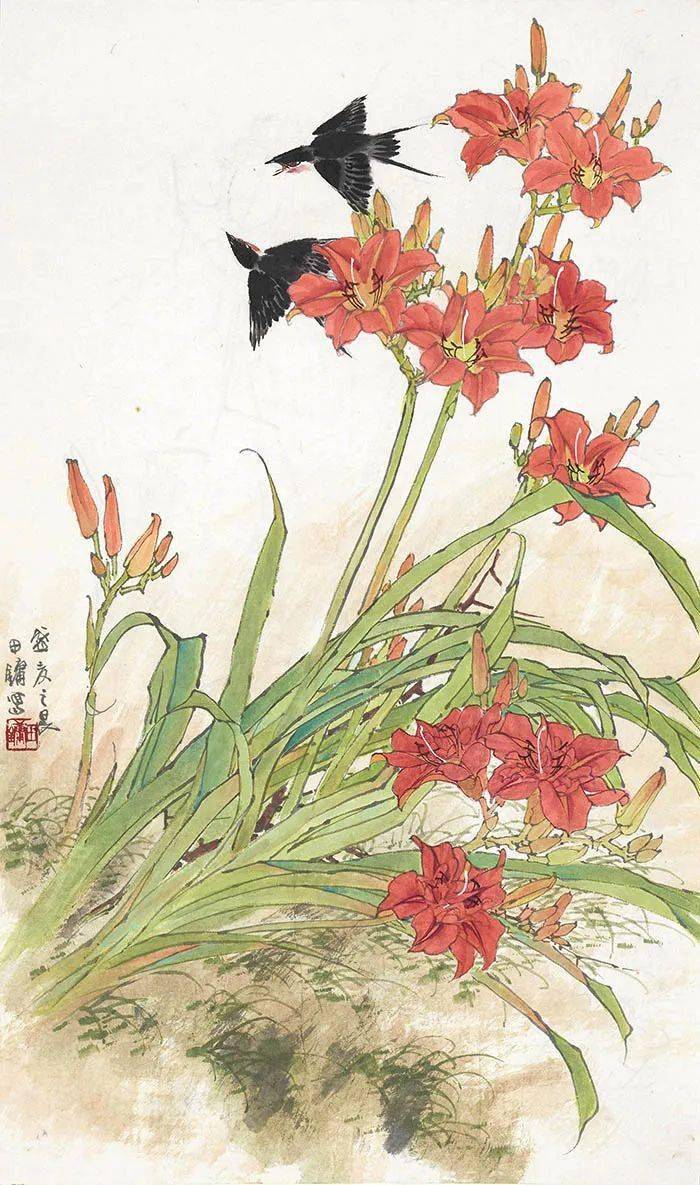 田镛将千变万化的自然融入传统花鸟画