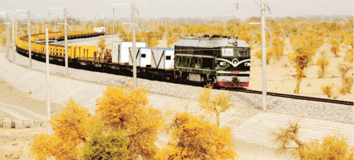 【高清组图】格库铁路:瀚海戈壁筑天路