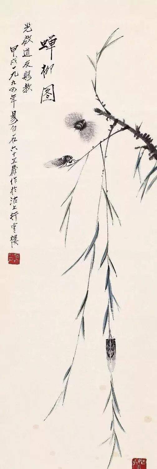 蝉鸣知夏大师笔下的蝉