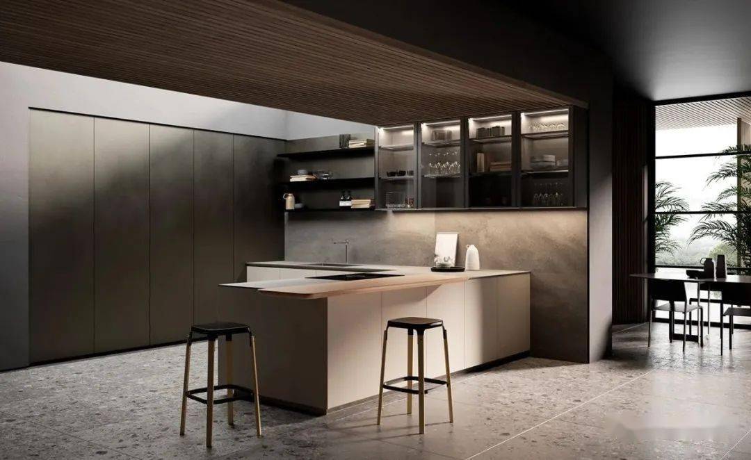 高级灰奢华厨房