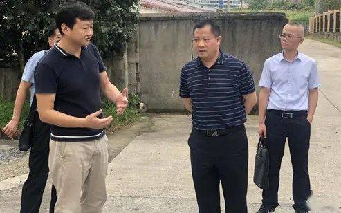 市水利局局长彭金平来到张家山先锋片区进行调研