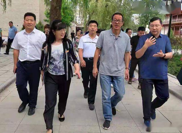 新东方教育科技集团创始人,董事长俞敏洪一行来张掖市考察文化旅游