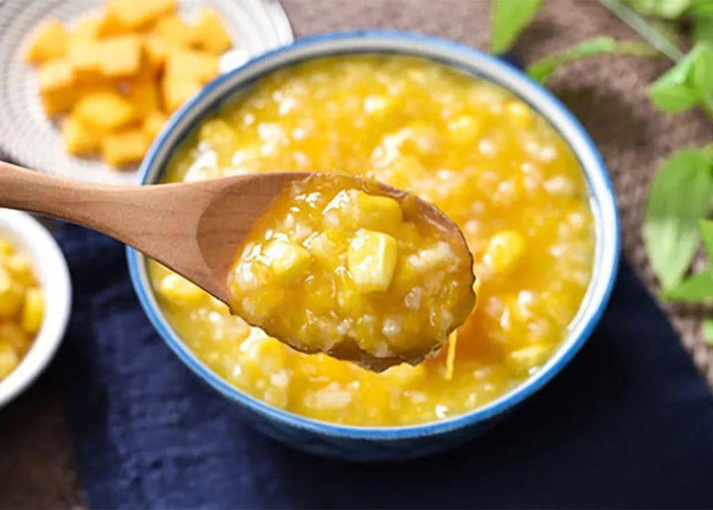 ▍玉米南瓜粥每包里面至少都有五种左右的谷物,不用自己再费心去搭配