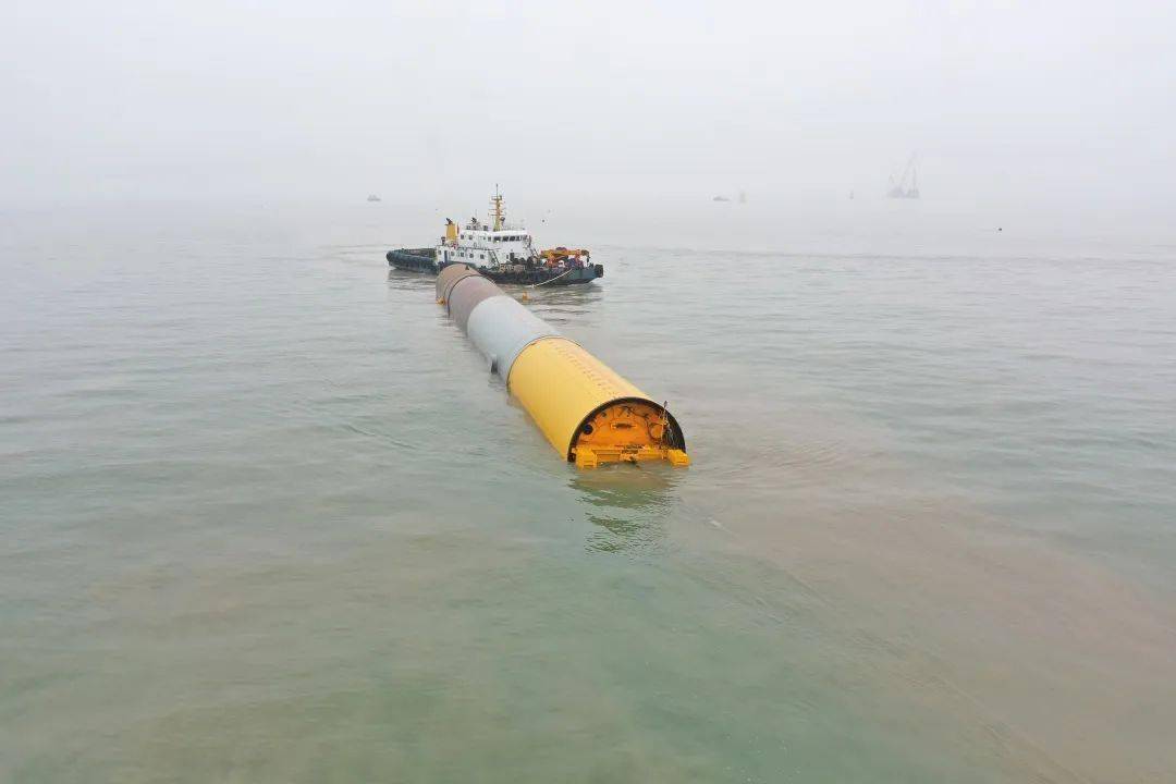 亚洲首次三航新能源成功实施海上风电大直径单桩浮运