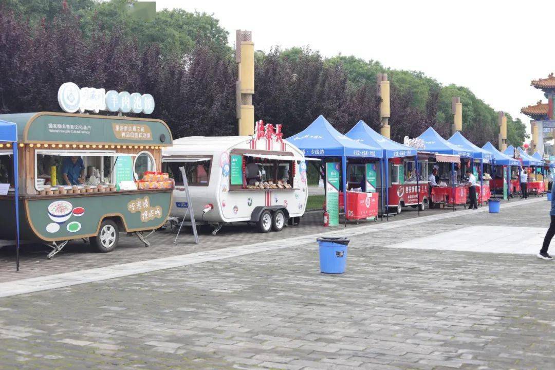 魅力十足的街头风【老字号网红餐车】让楼观景区变成充满罗曼蒂克风情