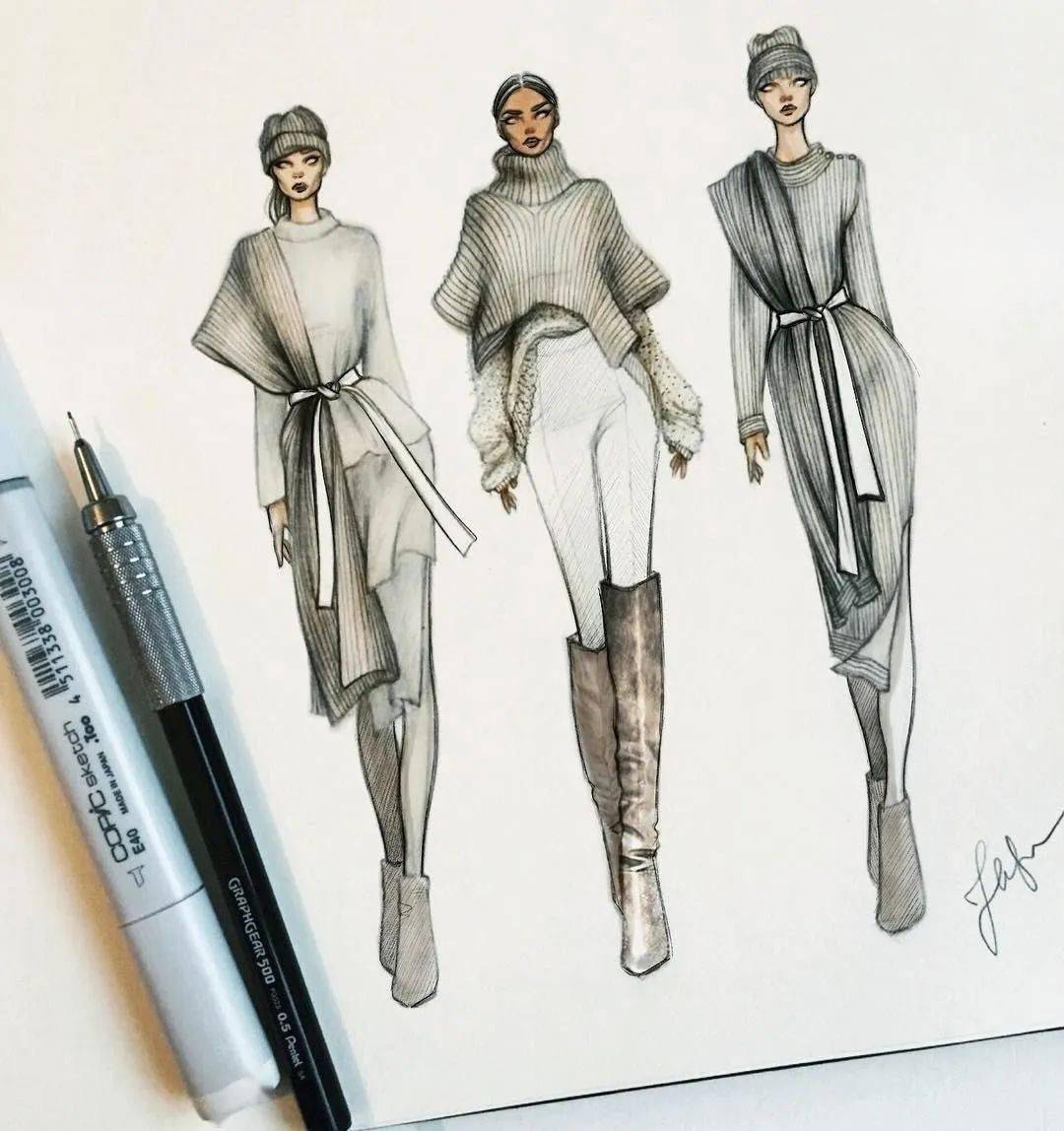 效果图 | 针织效果图赏析