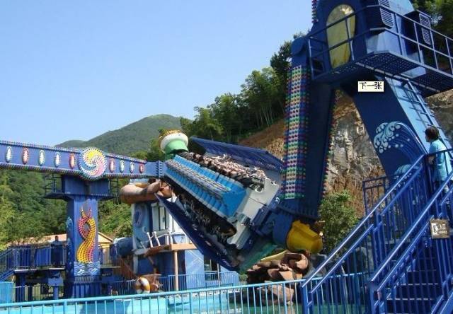 夏日激情达蓬山环湖亲子乐园67造浪海啸池激流勇进丹麦七彩童话城