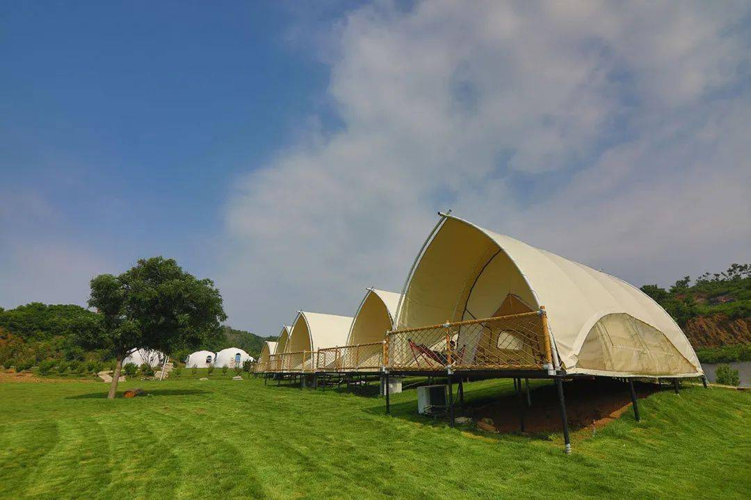 大连夏家河子海边新添野奢风帐篷酒店,景美人少烧烤香!