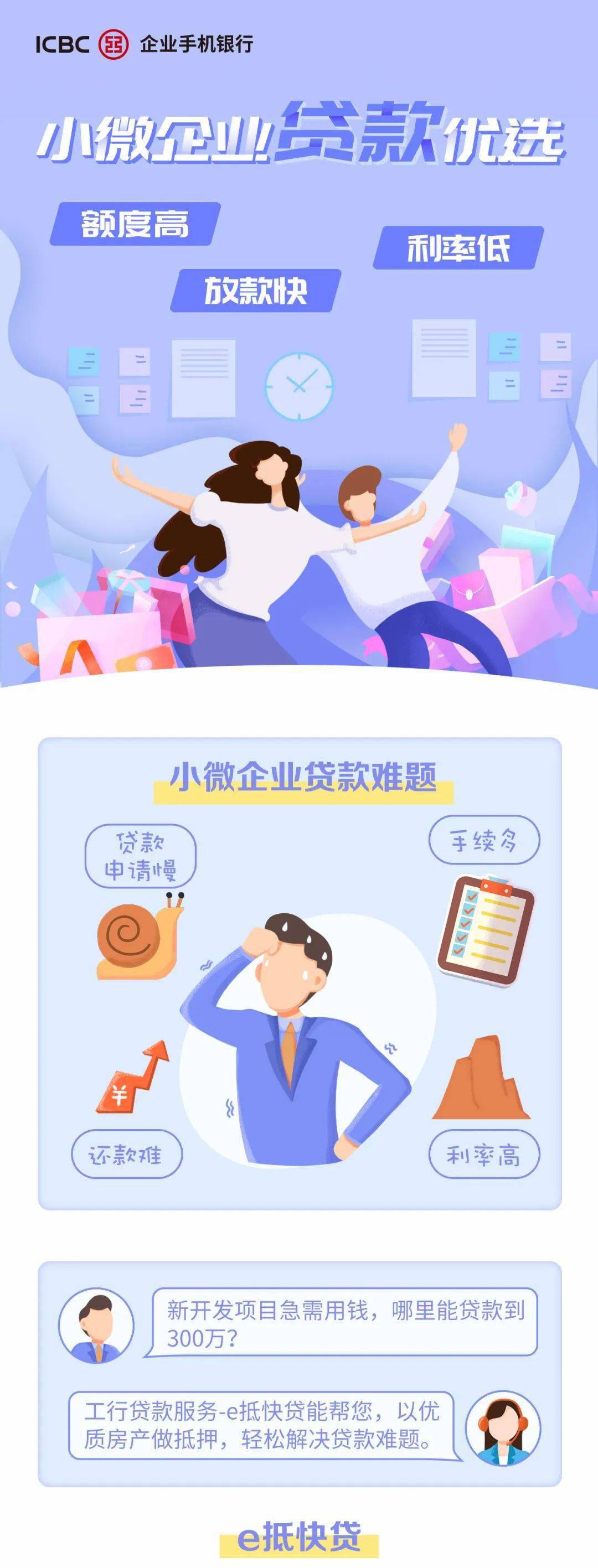 工行企业手机银行解决小微企业贷款难题