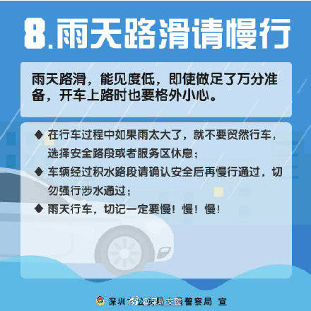 下雨路滑!如何安全行車,看這裡!