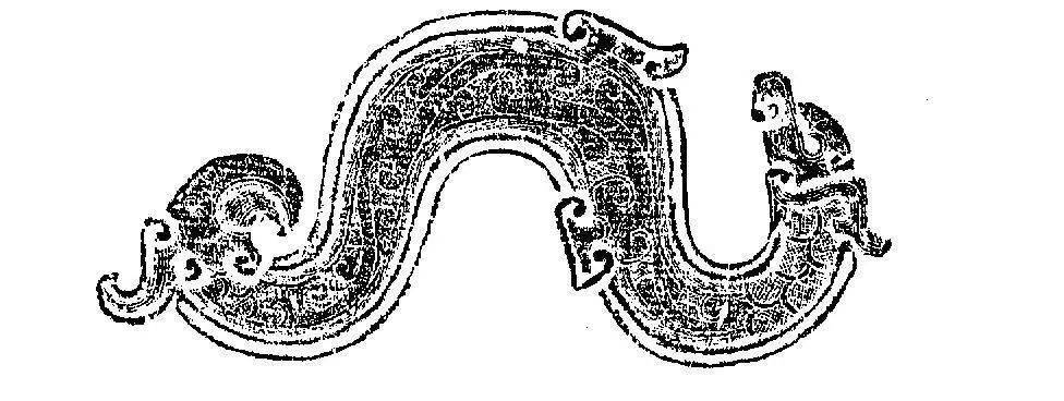 鸿山越墓出土了成对的龙形璜,龙凤首璜,云纹璜,双龙首璜,龙首璜,从而