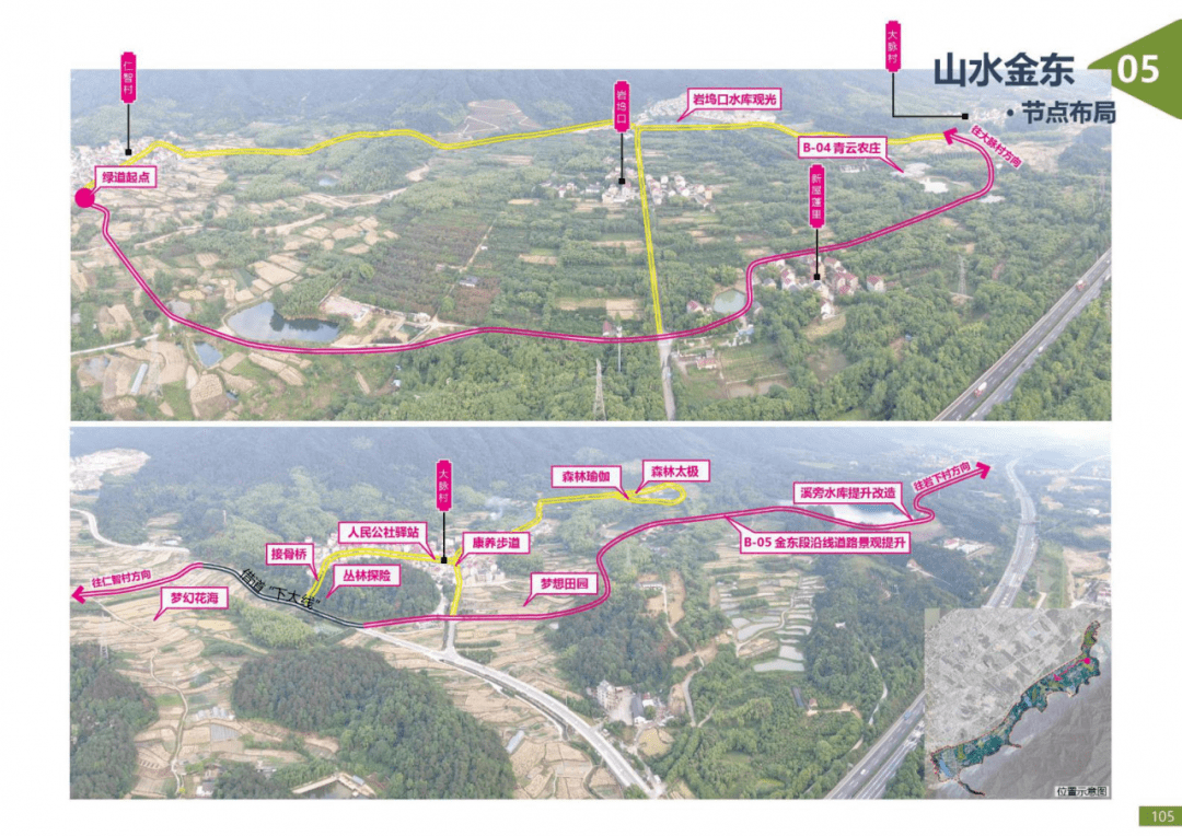 大奇山游览示意图图片