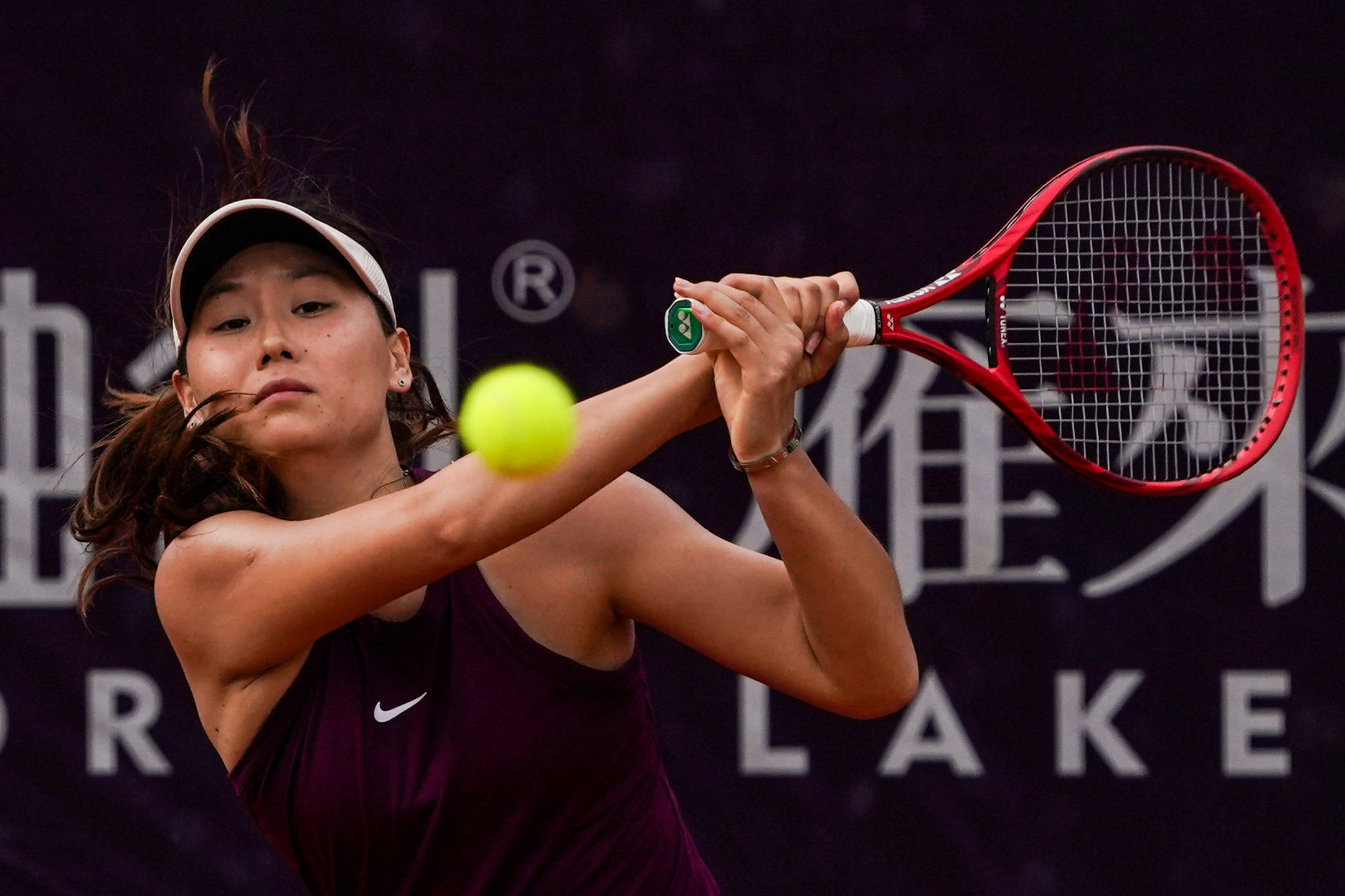 网球——中国巡回赛安宁站:王美玲晋级决赛