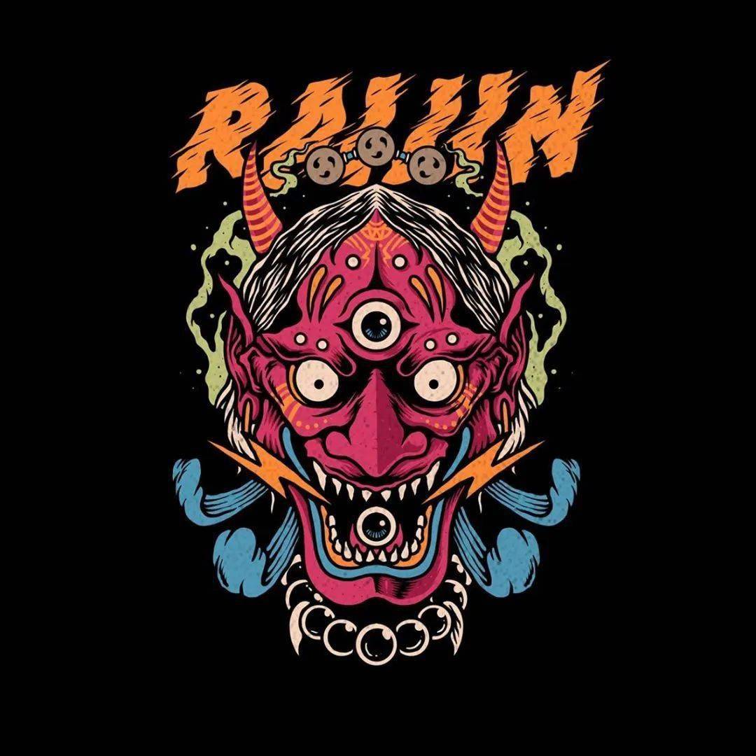 图案分享|服饰上的暗黑摇滚风格图案(中)