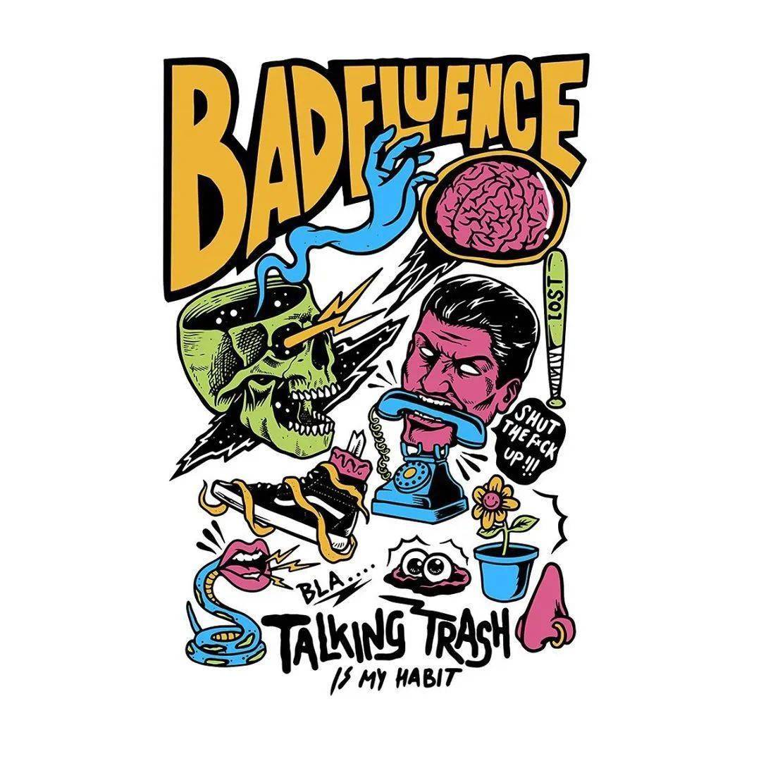 图案分享|服饰上的暗黑摇滚风格图案(中)