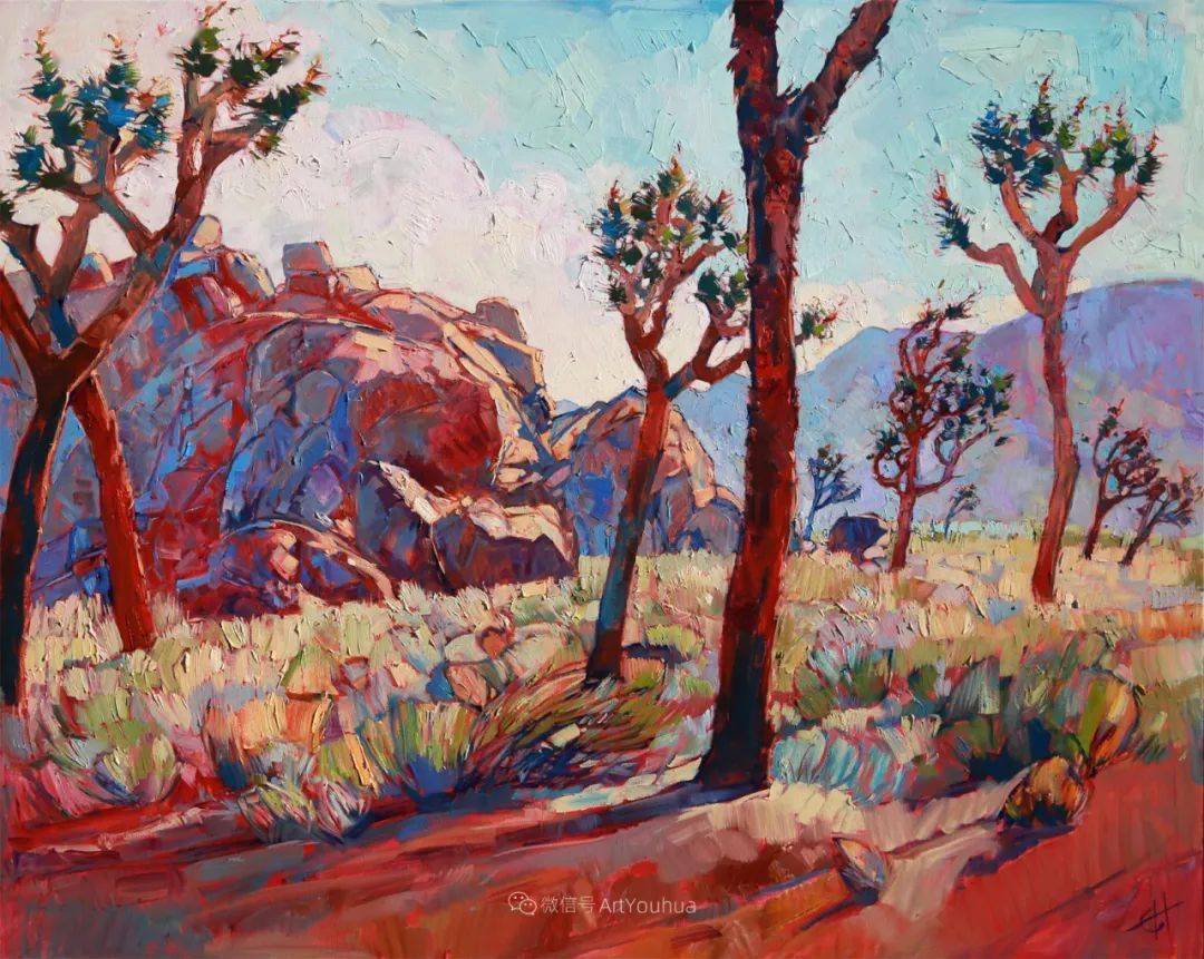 80后的她独特的画风被称为当代女梵高