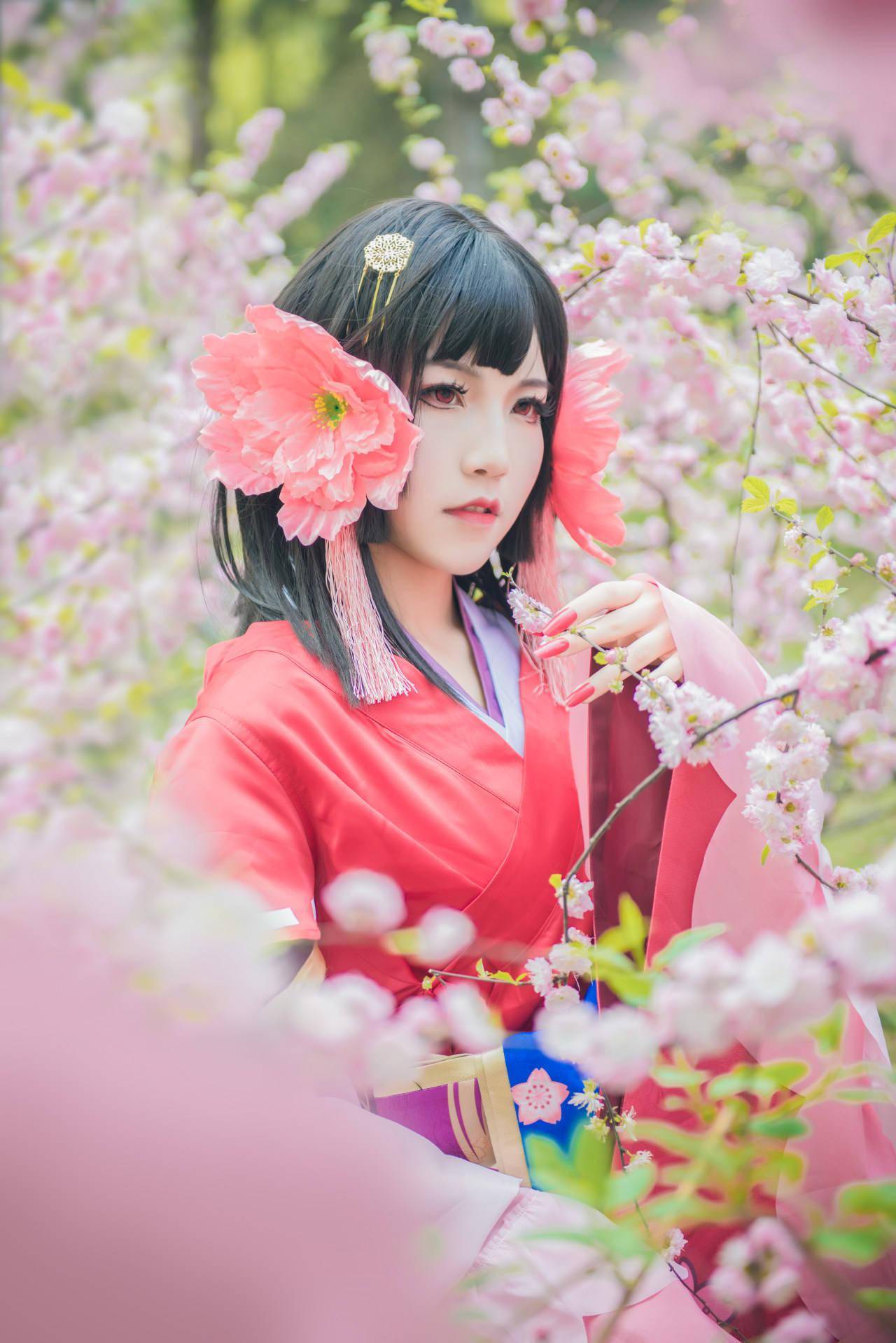 阴阳师樱花妖未觉醒cosplay