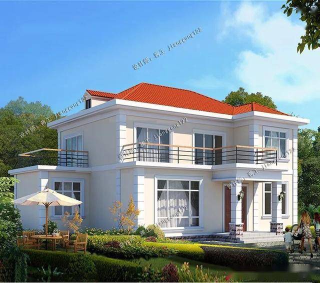 4款农村建房别墅独立厨房和堂屋都齐全第3款借钱也要建一栋