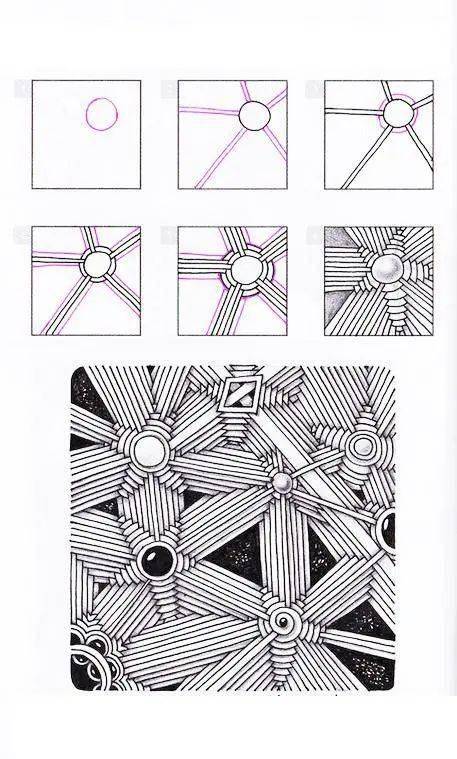 [禅绕画]一看就会的零基础绘画入门教程