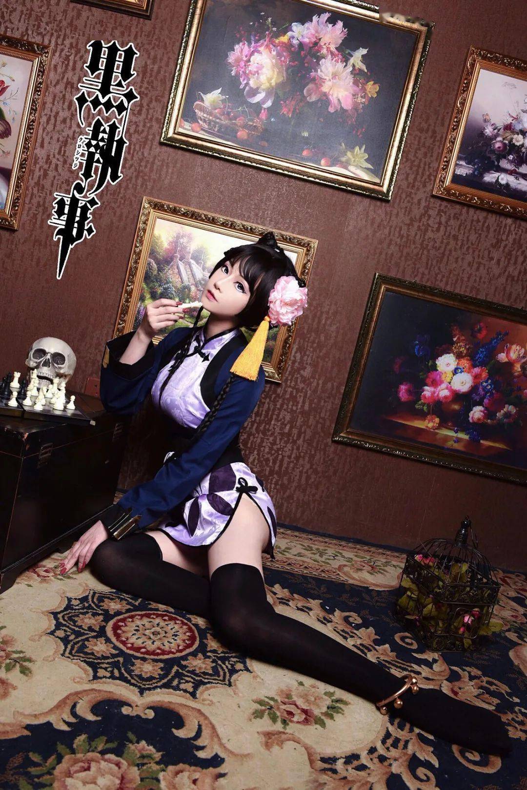 cosplay特辑丨黑执事三无少女蓝猫cos