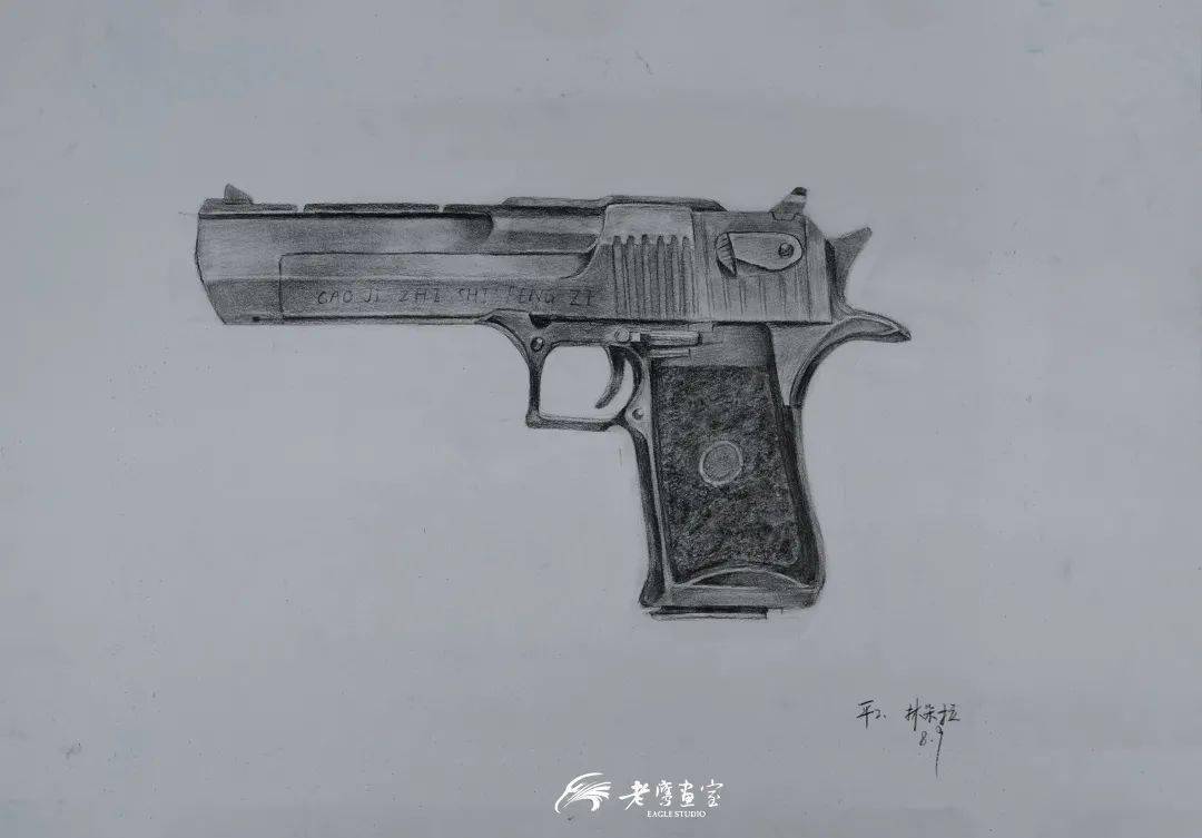 老鹰画室暑假班学生作品欣赏一