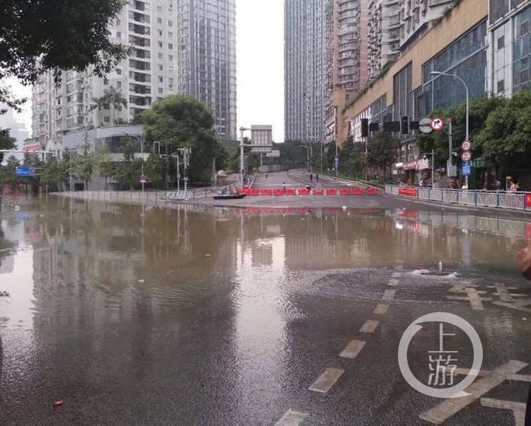 渝中区大溪沟路口已被淹这些路段将管制