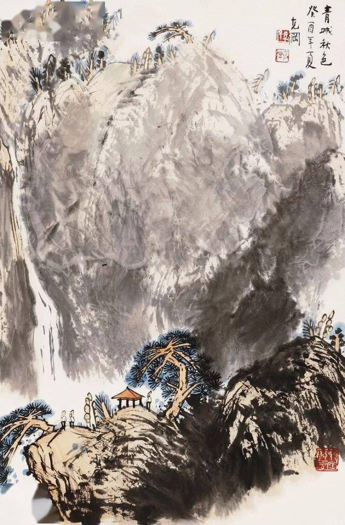 天津名家孙克纲山水作品欣赏