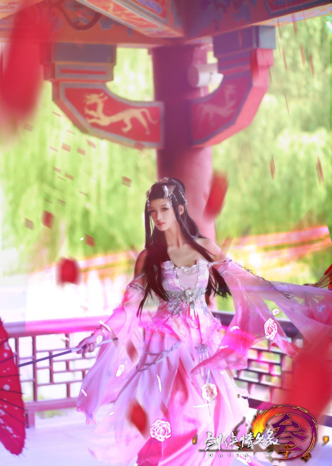 剑网三秦风七秀cosplay