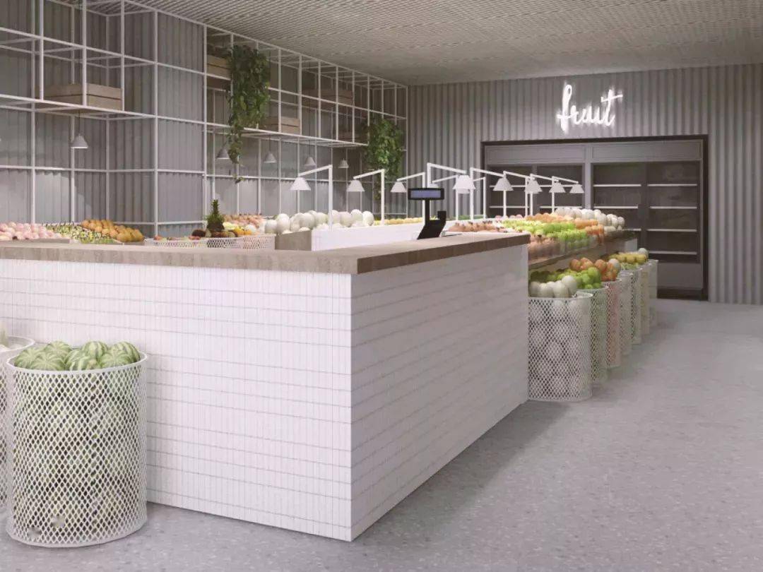 你见过这么有设计感的菜市场吗?颠覆你的想象~67_蔬菜区