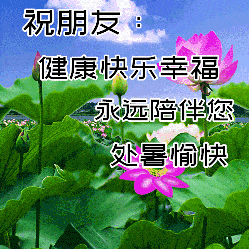 8月22日处暑最漂亮动态表情图片大全