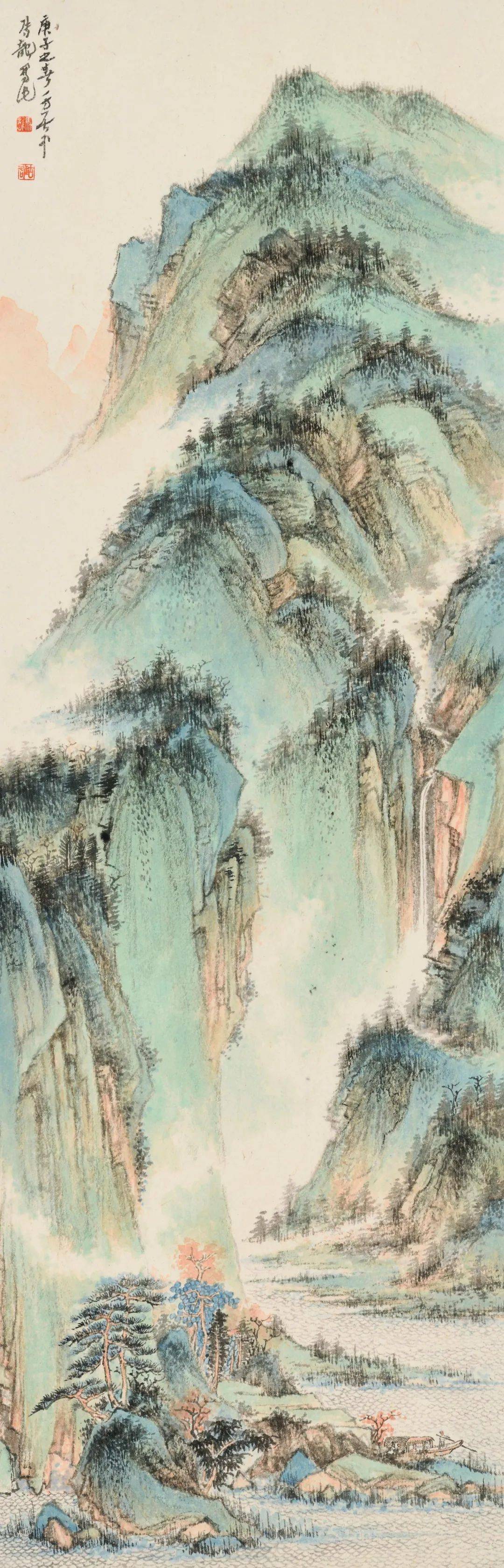 拍卖预展云山之美马龙山水画专场