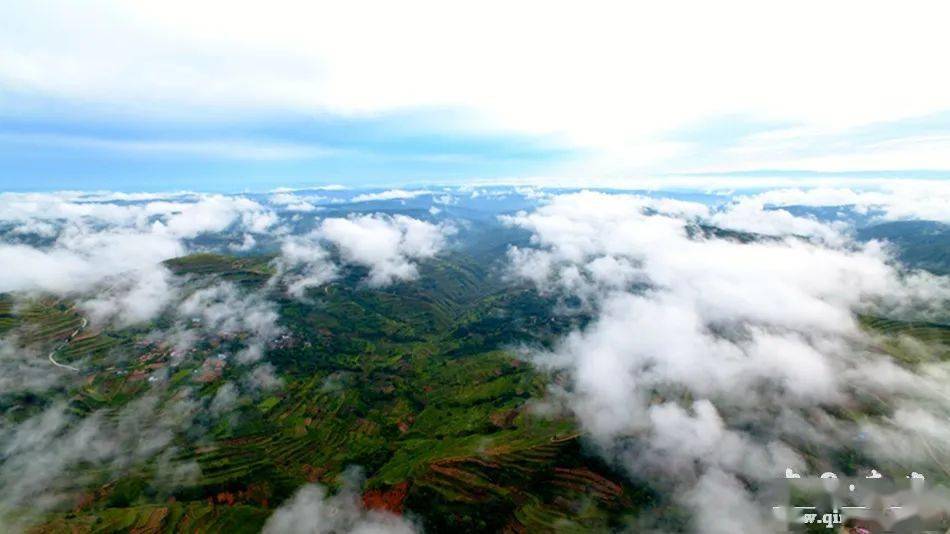 航拍大美秦安,美得让人窒息!