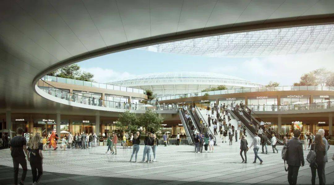 效果图在实施工人体育场保护性改造复建的同时,有关部门还将对工体