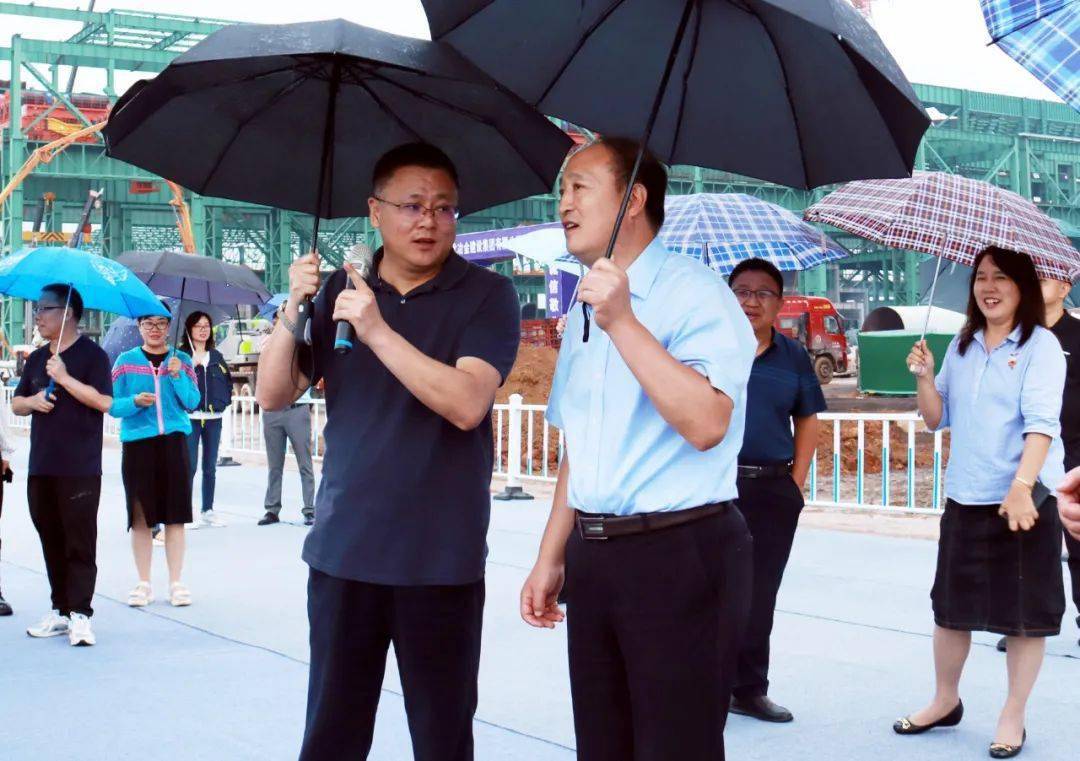 晋城市商务局局长申连太一行莅临晋钢智造科技产业园调研