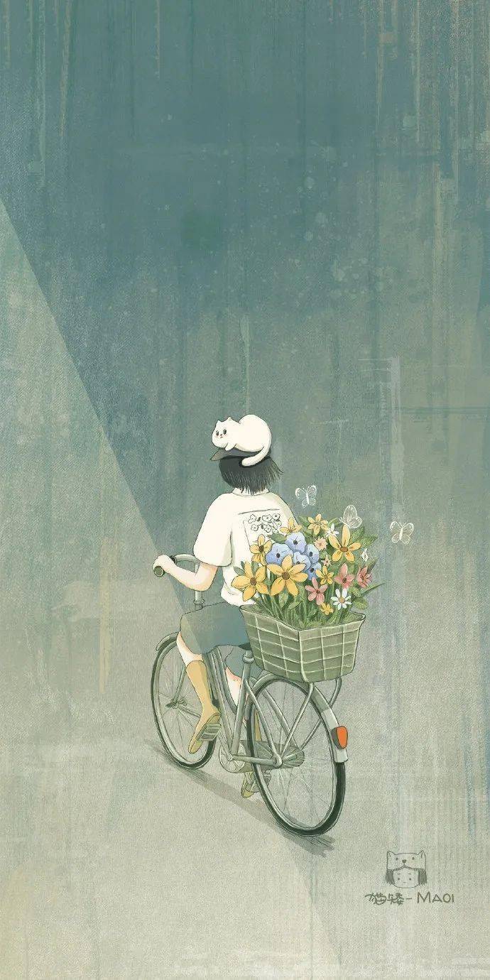 温暖治愈系壁纸愿平生成长落落大方