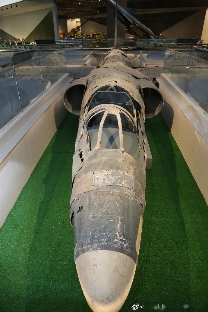 陈列在军博展览大楼负一层的u-2高空侦察机残骸 熟悉军史的人都知道