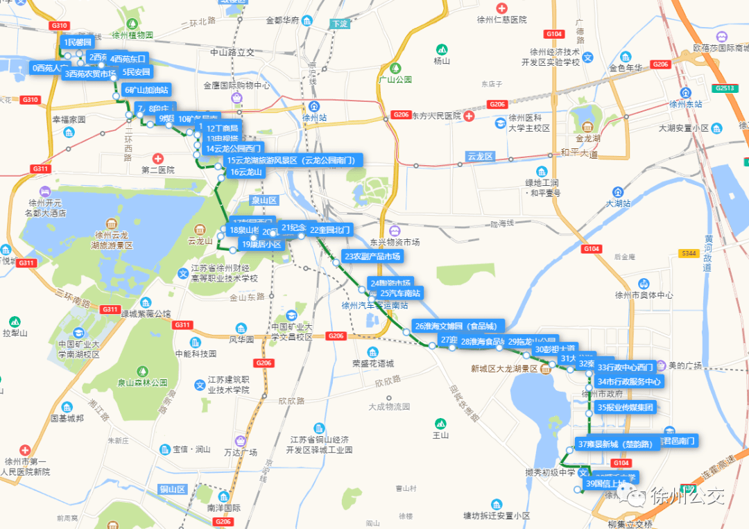 603路线路走向示意图(全程)3,新增站点:迎宾大道,淮